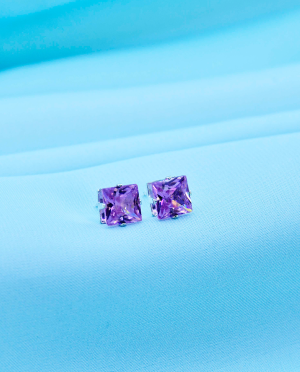 Square Crystal Tops-Pink