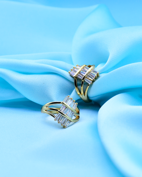 Classic Gold Crystal Ring