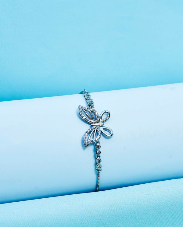 Butterfly Wrist Bracelet-Silver