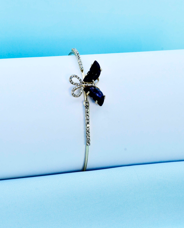 Butterfly Bangle Golden-Black