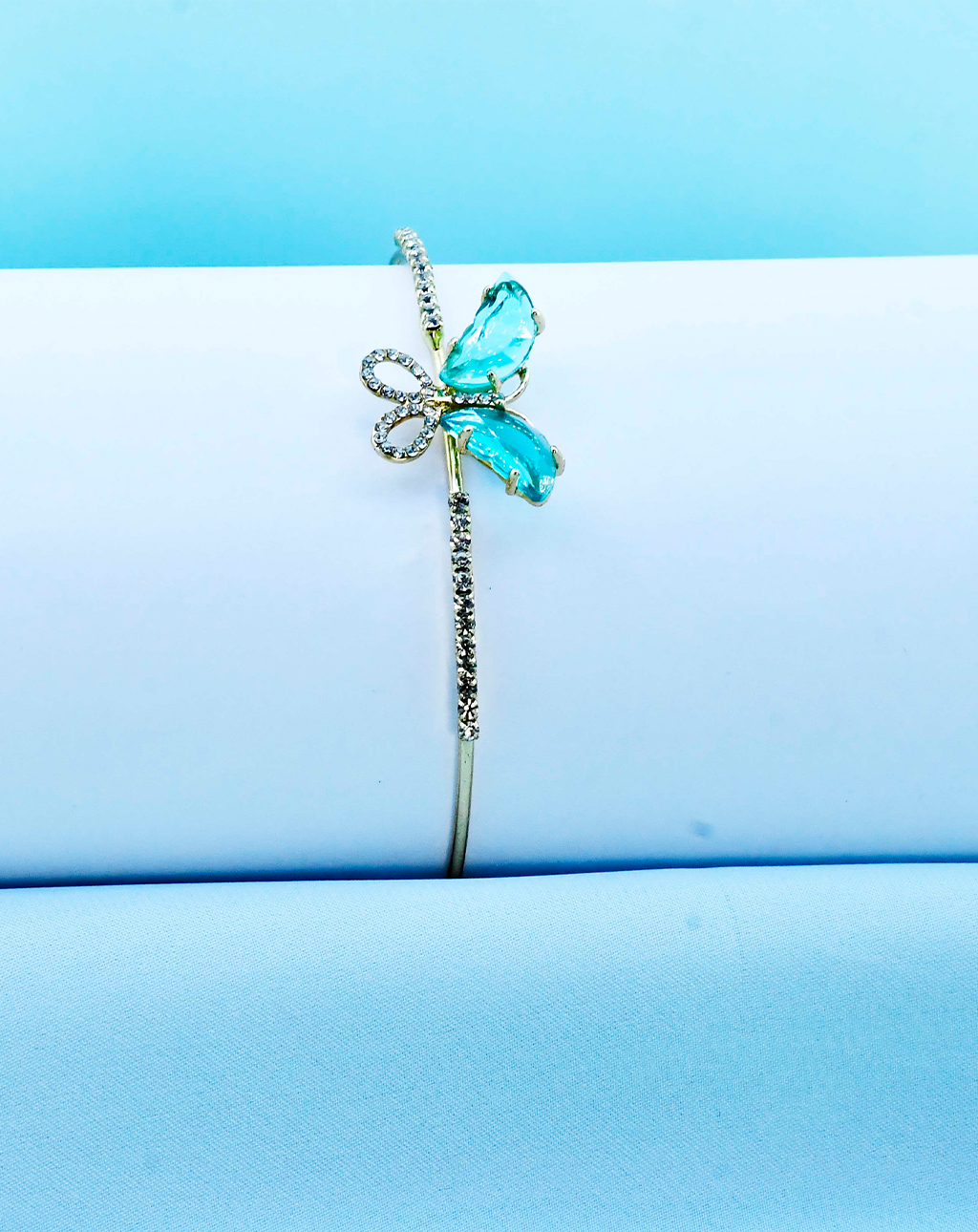 Butterfly Bangle Golden-Ocean