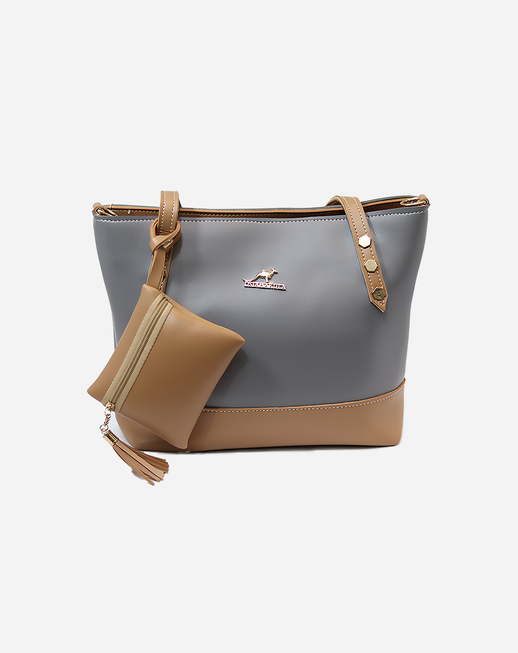 Dream 4 Piece HandBags Set-Gray Skin - Image 2