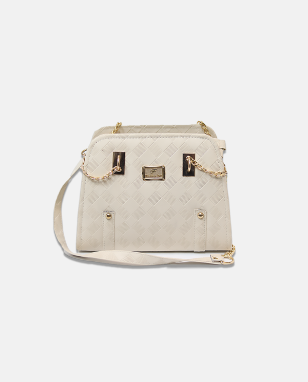 Classy Shoulder Bags-Off White