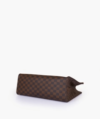 Delight Check Tote-Dark Brown - Image 5